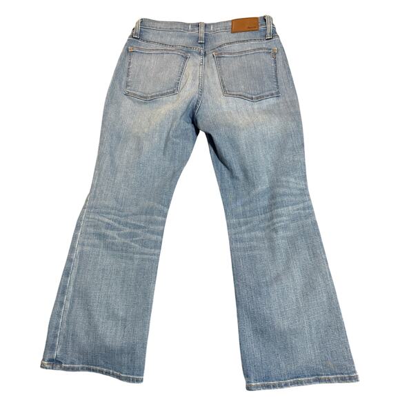 Madewell Cali Demi-Boot Jeans in Timpson Wash Size 27 Petite Y2K Mid Rise - Picture 3 of 11